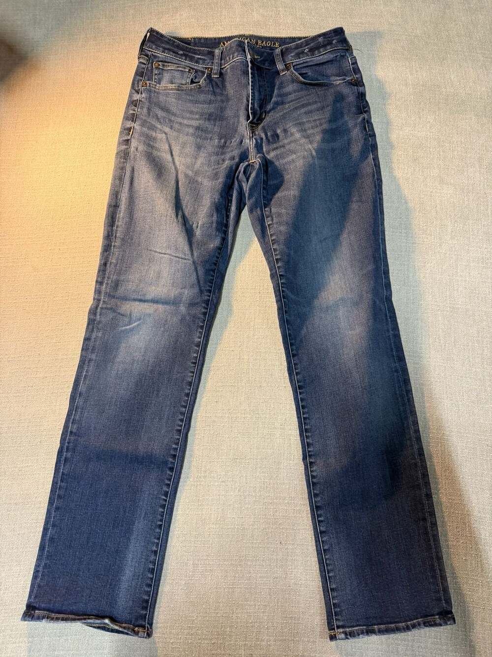 American Eagle Outfitters Men's Extreme Flex Slim Straight Jeans Size 32x34